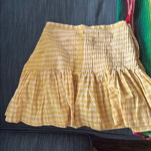 Acacia Swimwear Yellow Bubble Mini Skirt